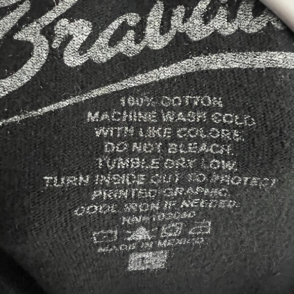 BRAVADO VINTAGE GRAPHIC GUNS & ROSES BLACK CREW NECK TEE BAND CONCERT 80'S 90'S - Picture 3 of 3